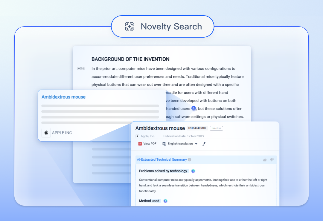 Novelty Search product concept